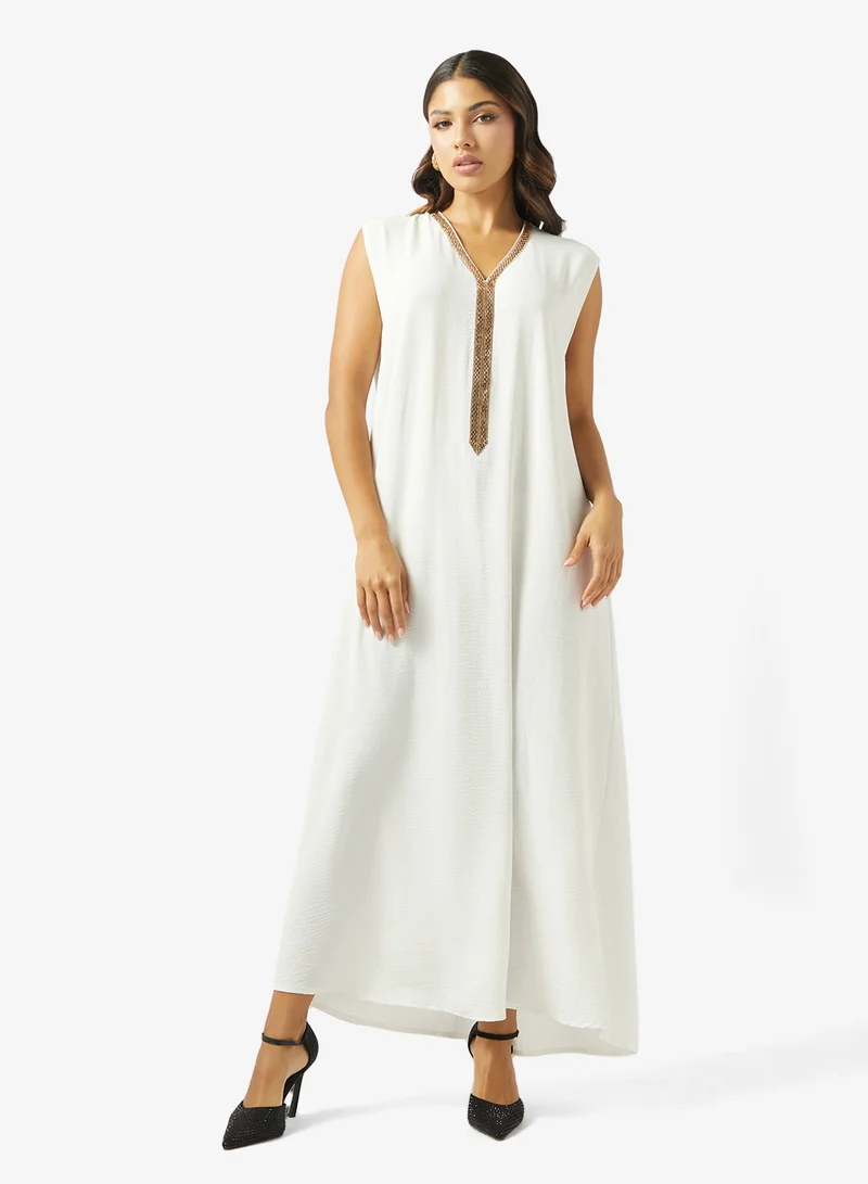 Arabian Closet  LADIES ABAYA 2 PIECE WITH BELT for Women | Best Price UAE